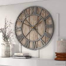 Roman Numerals Barnwood Wall Clock Lfmf3240