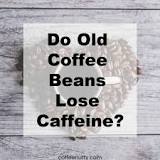 Do old coffee beans lose caffeine?