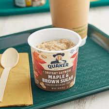 brown sugar instant oatmeal cup