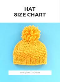 Hat Size Chart Free Download 10 Rows A Day