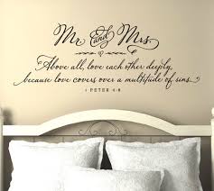 Mr Mrs Master Bedroom Wall Decor