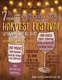 thunder bay winery s harvest festival