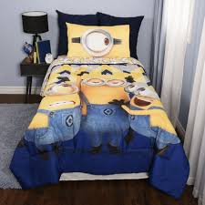 Minions 4 Piece Twin Bedding Set With