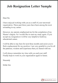 Resignation Letter Format With Notice Period Ericremboldt Com