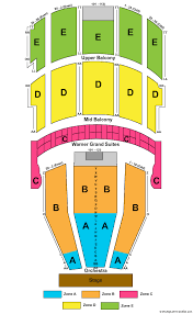 Warner Theatre Seating Chart Slubne Suknie Info