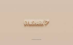gymshark logo brown plaster background