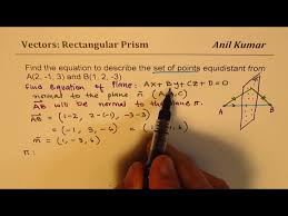 Equation Of Points Equidistant From