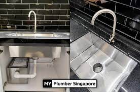 install kitchen basin water tap in