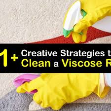 terrific methods for cleaning viscose rugs