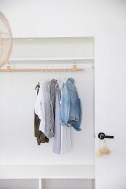Rails hanging space for coathangers is the backbone of wardrobe design, but how many rails and where will depend on your style. Leather Laundry Hanging Rail Leather Wardrobe Hanger Leather Hanging Rail
