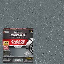 rust oleum rocksolid dark gray garage floor coating kit 76 oz