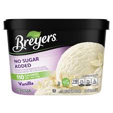 no sugar added vanilla breyers