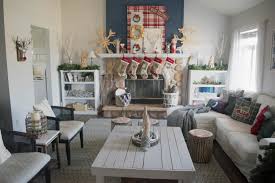 The mantel and tree at martha's seal harbor, maine, home are decorated with pinecone garlands and ornaments. Holiday Home Tour Filled With Diy Simple Low Cost Ideas Our House Now A Home