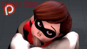 Mrs. Incredible Incredible blowjob 