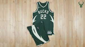Buy products such as men's fanatics branded giannis antetokounmpo hunter green milwaukee bucks rival baseline jersey at walmart and save. Milwaukee Bucks Unveil New Earned Edition Jersey