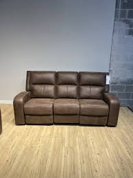 bryce fabric manual reclining sofa brown