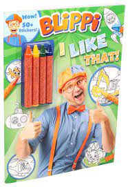 Blippi coloring pages are now available 24 blippi coloring sheets of the animals and machines. Blippi I Like That Blippi Coloring Book With Crayons With 50 Stickers Amazon De Editors Of Studio Fun International Fremdsprachige Bucher