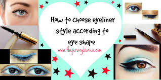 choose an eyeliner style according to