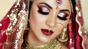5 terrific red bridal eye makeup looks