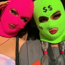 Constructed with 3m reflective threading. Google Image Result For Https Cdn130 Picsart Com 323404070360201 Gif To Crop R 256 Ski Mask Mask Girl Girl Gang Aesthetic