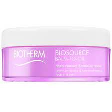 biotherm biosource balm cleanser makeup