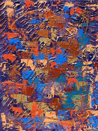 texture abstract painting colorful wall