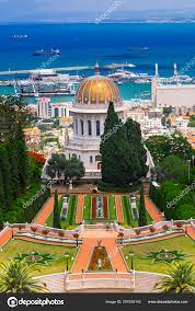 haifa cityscape bahai gardens shrine