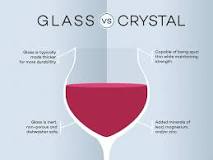 What is crystal vs glass?