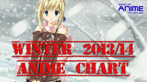 Winter 2013 14 Anime Chart