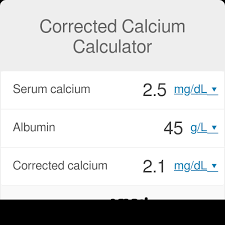 Corrected Calcium Calculator Formula