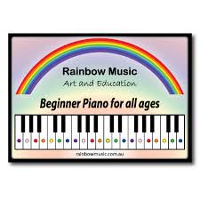 Beginner Piano For Kids Booklet Includes Piano Stickers