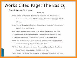 Mla Formats For Works Cited Works Cited Format Website Mla Format