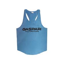 tanktop gaspari logo blue gaspari