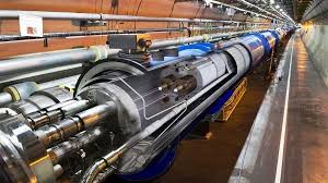 large hadron collider smashes beam