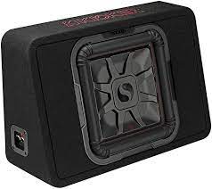 Buy Kicker TL7T Single Square 600 Watt RMS 12 Inch 2 Ohm Solo Baric  Subwoofer with Thin Enclosure and Big Bass for Car Audio Stereo Systems,  Black Online in India. B07V1PTHMK