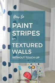 To Paint Stripes On A Wall Without Bleeding