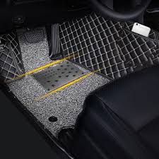 1pc universal silver car floor mat foot