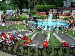 see the tation garden and graves of