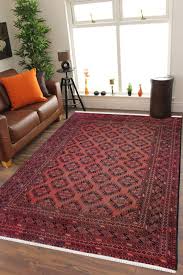 vine bukhara carpet afghan woolen