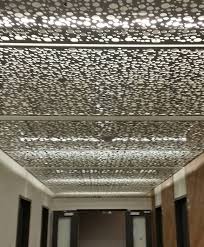 perforated ceiling panels for retrofits