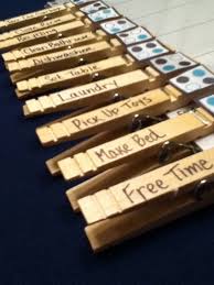 Clothespins Easy Weekly Clothespin Chore Chart By