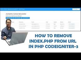 how to remove index php from the url in