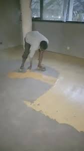 self leveling concrete floor topping