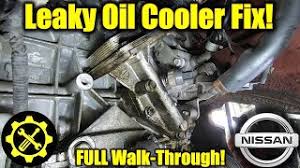nissan 2 5l qr25de engine oil cooler