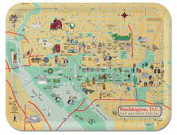 washington d c visitor s map