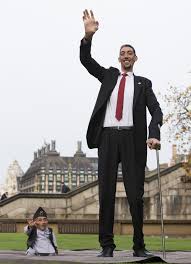 At guinness world records we want to show that everyone in the world is the best at something, and we're here to measure it! Tallest Man Shortest Man Guinness World Records Day Celebrated With Meeting