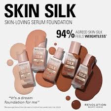 revolution skin silk serum foundation