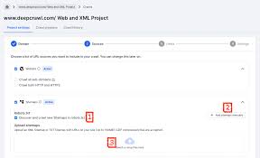 add xml sitemaps to new crawl projects