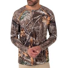 Mossy Oak And Realtree Men S Long Sleeve Performance Thermal Tee