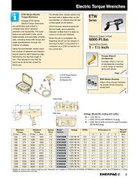 Ptw Etw Series Torque Wrenches Technical 2016 Us By